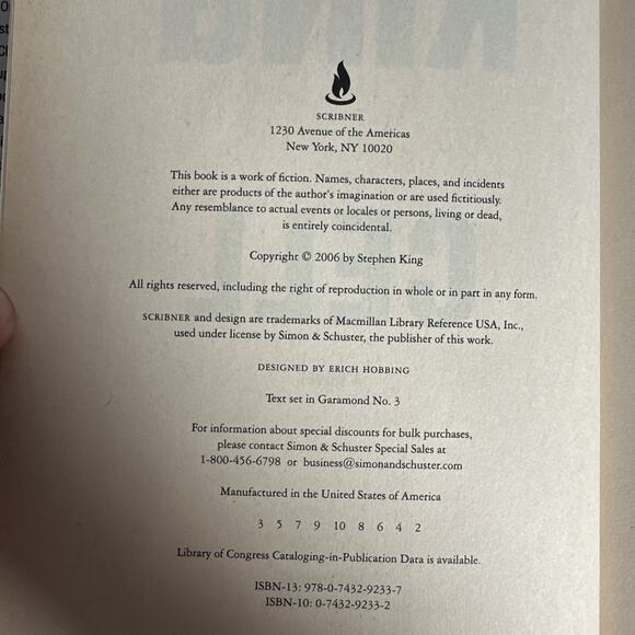 Cell by Stephen King (2006, Hardcover) 1st Edition 1st print - Picture 8 of 8